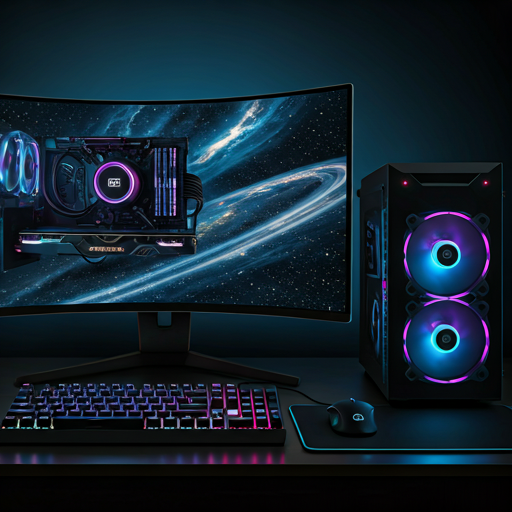 PCs gamer armadas con iluminación RGB
